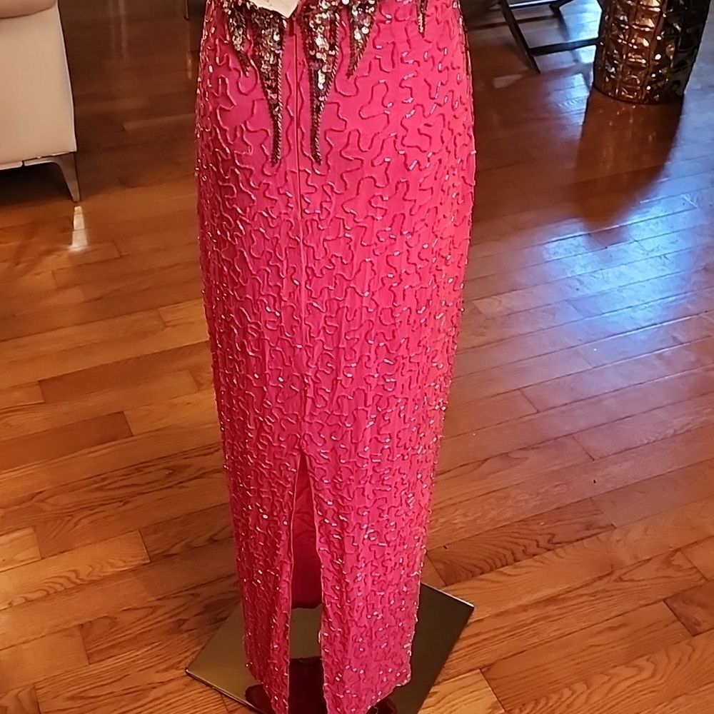Vintage alyce designs sequin dress sz 6 - Picture 6 of 7